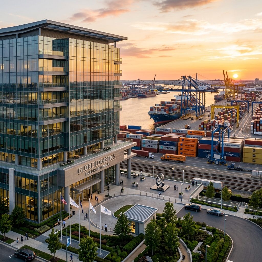 Oceanic Courier logistics headquarters and cargo operations